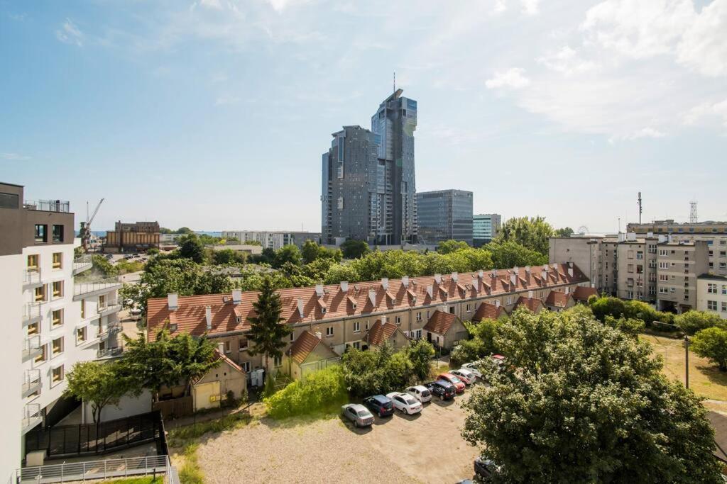 Luksusowy Penthouse Z Jacuzzi I Widokiem Na Morze Lejlighed Gdynia Eksteriør billede